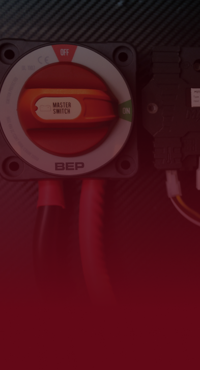 A closeup of a BEP master switch.
